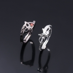 2 Styles Persona Cartoon Anime Alloy Ring