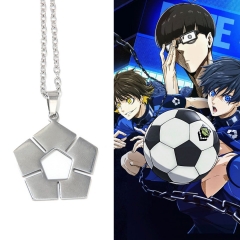 Blue Lock Cartoon Anime Stainless Steel Necklace