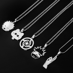 5 Styles Jujutsu Kaisen Cartoon Anime Stainless Steel Necklace
