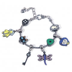 Coraline & the Secret Door Cartoon Anime Alloy Bracelet