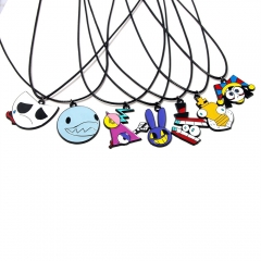 8 Styles The Amazing Digital Circus Cartoon Anime Alloy Necklace