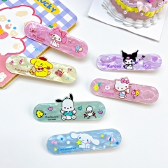 12 Styles Sanrio Kuromi Cinnamoroll My Melody Cartoon Anime Hair Clip