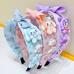 3 Styles Sanrio Kuromi Cinnamoroll My Melody Cartoon Anime Hair Band