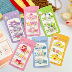 11 Styles Sanrio Kuromi Cinnamoroll My Melody Cartoon Anime Hair Clip HairPin