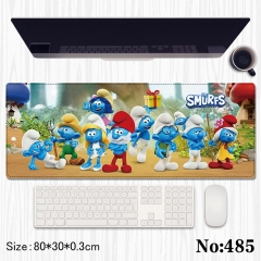 80*30*0.3cm The Smurfs Cartoon Anime Mouse Pad