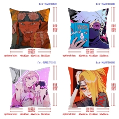 2 Sizes 9 Styles Naruto Cartoon Square Anime Pillow Case