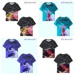 5 Styles Naruto Printing Digital 3D Cosplay Anime T Shirt