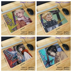 6 Styles Attack on Titan/Shingeki No Kyojin Cartoon Anime Mouse Pad