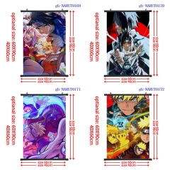 2 Sizes 10 Styles Naruto Cartoon Wall Scrolls Anime Wallscrolls