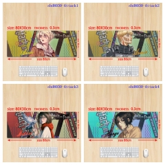 6 Styles Attack on Titan/Shingeki No Kyojin Cartoon Anime Mouse Pad
