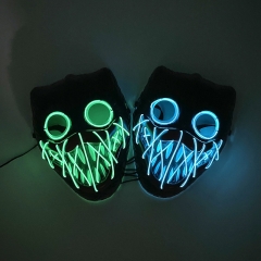 2 Styles The Nightmare Before Christmas Anime LED Cosplay Mask (With Light)