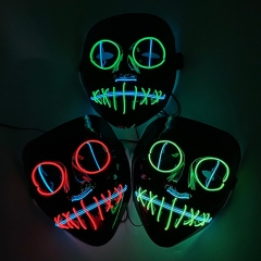 3 Styles The Nightmare Before Christmas Anime LED Cosplay Mask (With Light)
