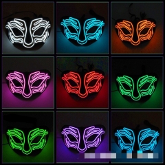 10 Styles The Nightmare Before Christmas Anime Cosplay EL Mask (With Light)