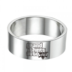 Grand Theft Auto Anime Stainless Steel Ring