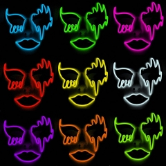43 Styles The Nightmare Before Christmas Anime Cosplay EL Mask (With Light)