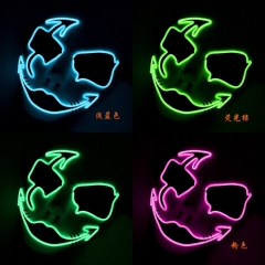 10 Styles PVC Anime Cosplay EL Mask (With Light)