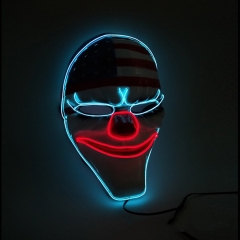 The Nightmare Before Christmas Anime Cosplay EL Mask (With Light)