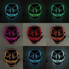 10 Styles The Nightmare Before Christmas Anime Cosplay EL Mask (With Light)