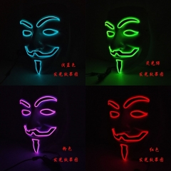 10 Styles The Nightmare Before Christmas Anime Cosplay EL Mask (With Light)