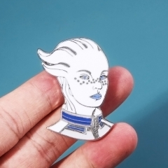 Mass Effect Cartoon Anime Alloy Brooch Pin Badge