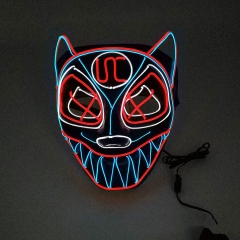 The Nightmare Before Christmas Anime Cosplay EL Mask (With Light)
