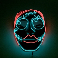 The Nightmare Before Christmas Anime Cosplay EL Mask (With Light)