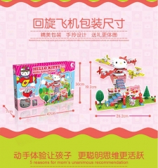 Hello Kitty Building Block Anime PVC Figure Toy