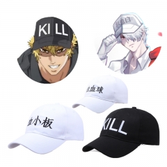 3 Styles Cells at Work Cartoon Anime Baseball Hat