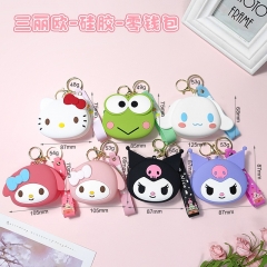 41 Styles Sanrio Kuromi Cinnamoroll Cartoon Anime PVC Purse