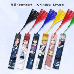 12 Styles Naruto Cartoon Anime Alloy Bookmark