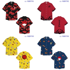5 Styles Naruto Cartoon Pattern Anime T Shirt