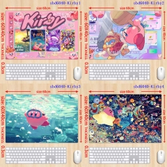星之卡比Kirby 鼠标垫60X40x0.3 锁边