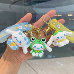 6 Styles Sanrio Cinnamoroll Cartoon PVC Anime Figure Keychain