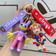 6 Styles The Amazing Digital Circus Cartoon PVC Anime Figure Keychain