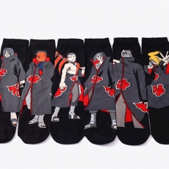 6 Styles Naruto Cosplay Unisex Free Size Anime Long Socks