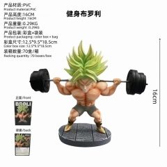 （通用彩盒）七龙珠 健身 布罗利 盒装手办 高16cm 一箱70个