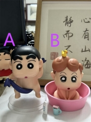 蜡笔小新 洗澡小葵 盒装手办 高约11cm