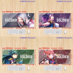90x40x0.3 锁边）魔都精兵的奴隶Chained Soldier（Chained）鼠标垫