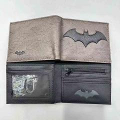 9.5x22.5cm Batman Short Folding Purse Anime Wallet