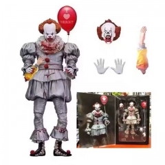 NECA正版 小丑回魂 血腥 特别版 3D版 Pennywise 全高约7寸可动 Gamestop限定