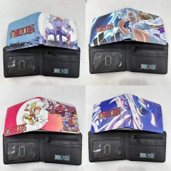 9.5x22.5cm 10 Styles One Piece Short Folding Purse PU Anime Wallet