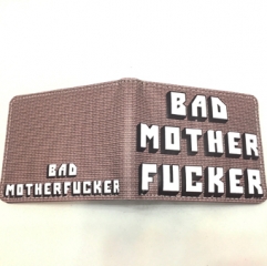 9.5x22.5cm Vulgar Short Folding Purse PU Anime Wallet