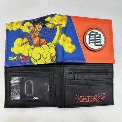 9.5x22.5cm Dragon Ball Z Short Folding Purse Anime Wallet