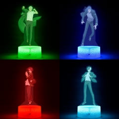 6 Styles Wind Breaker Cartoon 3D Anime Nightlight(16 Colors Remote Control)