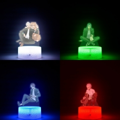 8 Styles Wind Breaker Cartoon 3D Anime Nightlight(16 Colors Remote Control)