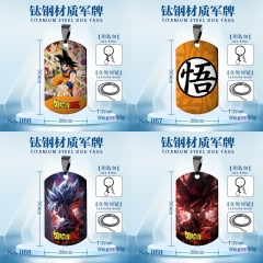 4 Styles Dragon Ball Z Anime Titanium Steel Necklace/Keychain
