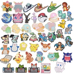 49 Styles Pokemon Cartoon Pin Anime Alloy Brooch