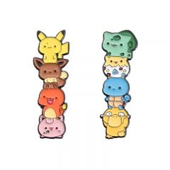 2 Styles Pokemon Cartoon Pin Anime Alloy Brooch