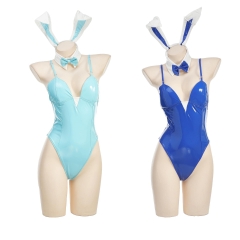 2 Styles Blue Archive Asuma Toki Asena Anime Bunny Girl Cosplay Sexy Leather Bodysuit Suit