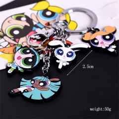 2 Styles The Powerpuff Girls Cartoon Cosplay Anime Keychian